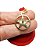 Pingente Estrela 5 Pontas 25mm Folheada Ouro 18k Pi219 - Imagem 5