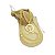 Corrente Masculina 60cm 4mm Arvore Folheado Ouro 18k CR804 - Imagem 1