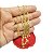 Corrente Masculina 70cm 4mm Largura Folheado Ouro 18k CR805 - Imagem 3