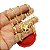 Corrente Masculina 80cm 4mm Estrela Folheado Ouro 18k CR806 - Imagem 5