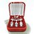 Corrente Feminina 50cm 0.8mm 3 Meninas Folheado Prata CR827 - Imagem 1