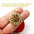 Pingente Arvore Vida 27mm Folheada Ouro 18K Pi150 - Imagem 3