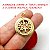 Pingente Arvore Vida 27mm Folheada Ouro 18K Pi150 - Imagem 5