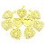 Pingente Relicário 2cm Kit 30 Peças Folheado Ouro Pi140 - Imagem 2