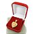 Pingente Coração Aromatizado 2cm Folheado Ouro 18k Pi221 - Imagem 4