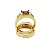 Anel Masculino Aro 24 Vermelho Folheado Ouro 18K AN170 - Imagem 2