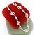 Pulseira Feminina 16/20cm Arvore 7mm Folheada Prata PL498 - Imagem 3