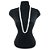 Corrente Masculina 50cm 7mm Largura Folheada Prata CR340 - Imagem 1