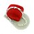 Pulseira Masculina 23cm 6mm Largura Folheada Prata PL204 - Imagem 4