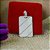 Pingente Placa 30mm Folheado Prata Pi141 - Imagem 5