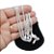Corrente Masculina 60cm 4mm Largura Folheada Prata CR848 - Imagem 3