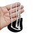 Corrente Masculina 60cm 4mm Largura Folheada Prata CR849 - Imagem 6