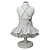 Saia para Cachorro DuDog Vest Off White - Imagem 1
