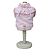 Blusa para Cachorro com Pérolas DuDog Vest Rosa - Imagem 1