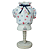 Conjunto de Roupa para Cachorro Blusa Tricoline Corações e Saia Jeans - Imagem 2