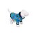 Moletom para Cachorro e Gato Woof Classic Forest Azul - Imagem 2