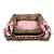 Cama Para Cachorro Woof Classic Retangular Laço Animal Print Lovers Rosa - Imagem 2