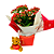 Cesta de Chocolates com Pelúcia e Flores - Imagem 3