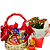 Cesta de Chocolates com Pelúcia e Flores - Imagem 4