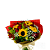 Buquê Encantador de Rosas e Girassóis - Imagem 7