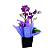 Mini Orquídea Lilás 2 Hastes - Imagem 2