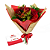 Buquê de 3 Rosas Vermelhas com Chocolate Raffaello - Imagem 1