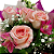 Buquê de 4 Rosas Cor de Rosa com Ferrero Rocher - Imagem 4