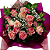 Buquê de 12 Rosas Cor de Rosa - Imagem 3