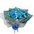 Buquê Encanto Azul – 12 Rosas para Impressionar - Imagem 1
