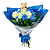 Buquê Sonho Azul – Rosas e Pelúcia em Um Só Presente - Imagem 1