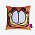 ALMOFADA FIBRA VELUDO 25X25CM GARFIELD PAZ INTERIOR - Imagem 1