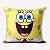 ALMOFADA FIBRA VELUDO 40X40CM BOB ESPONJA - Imagem 1