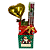 Box luxo Natal com Rosa no Tubo - Imagem 1