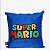 ALMOFADA FIBRA VELUDO 40X40CM MARIO E LUIGI - Imagem 2
