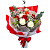Buquê Doce Romance 6 Rosas - Imagem 3