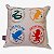 ALMOFADA FIBRA VELUDO 40X40CM HARRY POTTER CASAS - Imagem 2