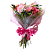 Buquê Tons de Rosas Com Rosas e Gérberas - Imagem 2