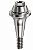KIT 10 MINI PILARES CONICO RETO CONE MORSE 11.5 graus CINTA 2.5MM - Imagem 1