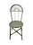 Cadeira ferro e junco celadon - Imagem 1