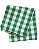Toalha de mesa xadrez verde 3,5m x 1,5m - Imagem 1