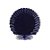 Prato raso concha azul com borda faiança - Imagem 1
