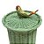 Lixeira celadon com passarinho - Imagem 2