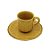Xícara de café linha cereja amarelo mostarda - Imagem 1