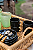 Xícara de café preta com alça vime (jogo 2) - Imagem 2