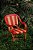 Cadeira com braço apuí listado vermelho - Imagem 2