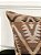 Capa de almofada tribal marrom texturizada 47x47 cm - Imagem 3