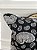 Capa de Almofada Paisley preto e branco 48x48 cm - Imagem 5