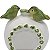 Vasinho branco e verde com casal passarinhos - Imagem 2