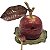 Porta geleia de maçã com pratinho e colher - Imagem 3