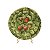 Prato sobremesa relevo de folhas e morangos - Imagem 1